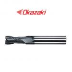 ดอกเอ็นมิลคาร์ไบด์2ฟันเคลือบTiAlN - TiAlN Coated Solid Carbide Square Endmills (2 Flutes) SPSED2A Series [Brand: Okazaki]