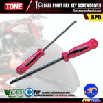 TONE ไขควงหกเหลี่ยมหัวบอล รุ่น BPD - BALL POINT HEX KEY SCREWDRIVER NO.BPD