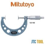 ไมโครมิเตอร์ปากวัดแบนแบบจาน - Disk Micrometer [Series 123] [Brand: Mitutoyo]