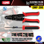 TONE คีมย้ำ ตัด ปอก สายไฟ รุ่น CMP-200 ขนาด 220 มิล - PLIER NO.CMP-200