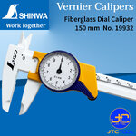 เวอร์เนีย คาลิปเปอร์แบบเข็มวัสดุไฟเบอร์กลาส - Fiberglass Dial Vernier Caliper No.19932 [Brand: Shinwa]