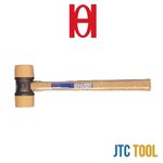 ค้อนพีวีซีลำตัวเหล็กด้ามไม้ - PVC Hammer Steel Body Wooden Handle [Brand: OH]
