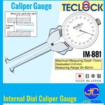 Teclock ไดอัลเกจวัดรูใน ขนาด 55-153มิล รุ่น IM-881 - Dial Depth Gauges Range 55-153mm. No.IM-881