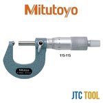 ไมโครมิเตอร์ปลายมนและปลายตัด - Tube Micrometer [Series 115] [Brand: Mitutoyo]