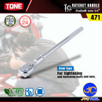 TONE ด้ามฟรี SQ.3/4" รุ่น 471 ยาว 500 มิล - RATCHET HANDLE NO.471