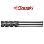 ดอกเอ็นมิลคาร์ไบด์6ฟันเคลือบOK-HARD - OK-HARD Coated Solid Carbide Hard Square Endmills Regular Shank 6 Flutes SHE6H Series [Brand: Okazaki]