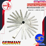 Hunter ฟิลเลอร์เกจแบบเหล็ก 20ใบ ขนาด 0.05 - 1.0มิล ยาว 100มิล รุ่น 600/10 - Steel Feeler Gauge 20Leaves Size 0.05 - 1.0mm. Length 100mm. No.600/10