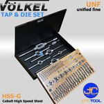 ชุดต๊าปและดายไฮสปีดหน่วยนิ้ว(UNF) - HSS Taps & Die Set Unified Coarse Fine(UNF) [Brand: Volkel]