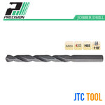 ดอกสว่านไฮสปีดเจาะเหล็กก้านกลมสีดำขนาด 1/64-11/16 - HSS Drill No.R10 [Brand: Precision]