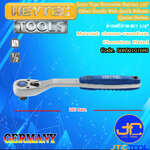 ด้ามฟรีซ้าย-ขวา 1/2" - Lever Type Reversible Ratchet 1/2" Offset Handle With Quick Release Ejector Button [Brand: Heytec]