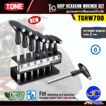 TONE ชุดประแจหกเหลี่ยมแบบมีด้ามจับ รุ่น TGHW700 - GRIP HEXAGON WRENCH SET TGHW700