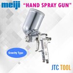 ปืนพ่นสีกาข้าง - Hand Spray Gun Gravity Type Series F110-G [Brand: Meiji]