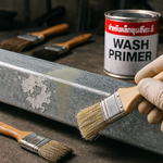 อย่าใช้รองพื้นทั่วไปกับเหล็กชุบสังกะสี — สีหลุดก่อนเสร็จงาน!