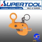 แคล้มยกเหล็กแนวข้าง แบบล็อคมือจับ - Lateral Lifting Clamp (Split Jaw Type) HLC-U Series [Brand: Supertool]