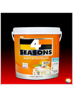 4 SEASONS Emulsion Paint (Semi Gloss) โฟร์ซีซั่นส์ ภายนอกและภายใน ชนิดกึ่งเงา