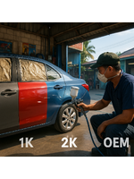 เปรียบเทียบสีพ่นรถยนต์ 1K, 2K, OEM: ชนิดไหนเหมาะกับงานคุณ?