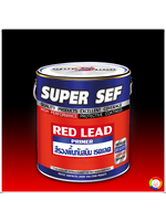SUPER SEF RED LEAD PRIMER สีรองพื้นส้มกันสนิม เรดเลด ไพเมอร์ ซูเปอร์เซฟ