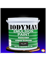 สีน้ำอะครีลิค บอดี้แมน สำหรับภายนอก Bodyman Emulsion Paint For Exterior (เฉดพิเศษ 3.785 ลิตร)