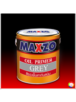 MAXZO OIL PRIMER GRAY สีรองพื้นเทากันสนิม แมกโซ่