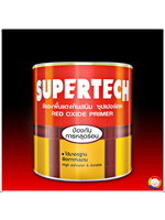 Toa Supertech Red Oxide Primer สีทีโอเอ ซุปเปอร์เทค สีรองพื้นแดงกันสนิม สําหรับภายนอกและภายใน