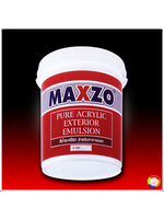 สีน้ำอะครีลิคแท้ 100% แมกโซ่ สำหรับทาภายนอกและภายใน MAXZO 100% ACRYLIC EMULSION For EXTERIOR & INTERIOR