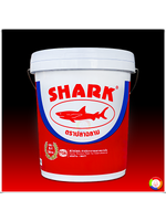 SHARK Exterior and Interior Emulsion Paint ปลาฉลาม สีน้ำอะคริลิกชนิดด้าน สำหรับภายนอกและภายใน 18 L.