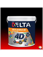 Delta Shield 4D for Exterior Semi-Gloss สีน้ำอะคริลิคเดลต้าชิลด์ โฟร์ดี สำหรับทาภายนอก ชนิดกึ่งเงา