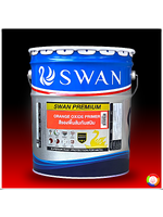 สีรองพื้นส้มกันสนิม Swan Premium Orange Primer