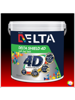Delta Shield 4D for Interior Sheen สีน้ำอะคริลิคเดลต้าชิลด์ โฟร์ดี สำหรับทาภายใน