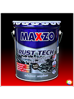 สีทาเหล็กกัลวาไนซ์ , เหล็กชุบซิงค์ สีดำด้าน MAXZO RUST TECH MATT # BLACK (8300) (18.925 L.)