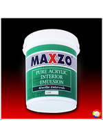 สีน้ำอะครีลิคแท้ 100% แมกโซ่ สำหรับทาภายใน MAXZO 100% ACRYLIC EMULSION For INTERIOR