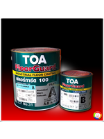 TOA Floorguard 100 ทีโอเอ ฟลอร์การ์ด 100 สีทับหน้าอีพ็อกซี่ฟิล์มบาง 2 ส่วน สำหรับงานพื้นภายใน