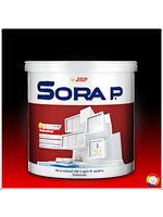 JBP Sora P. Acrylic (Matt) สีน้ำอะคริลิค เจบีพี ซอร่า พี. ชนิดด้าน (ภายใน)