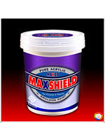 สีอะครีลิคแท้ 100% แมกชิลด์ MAXSHIELD ์NANO HYBRID Pure Acrylic100% Semi-gloss