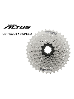 เฟืองหลัง Shimano Altus 9 Speed รุ่น CS-HG201