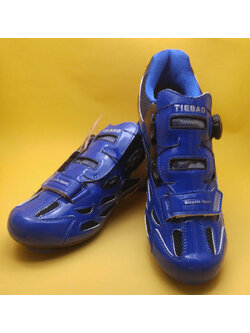 รองเท้าจักรยาน Tiebao แบบเอ็นรัด สีน้ำเงิน
