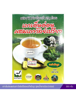 เถาเอ็นอ่อนผสมเถาวัลย์เปรียงผงสำเร็จรูป รุ่งตะวัน ตราค้างคาว (กล่อง) 300 กรัม