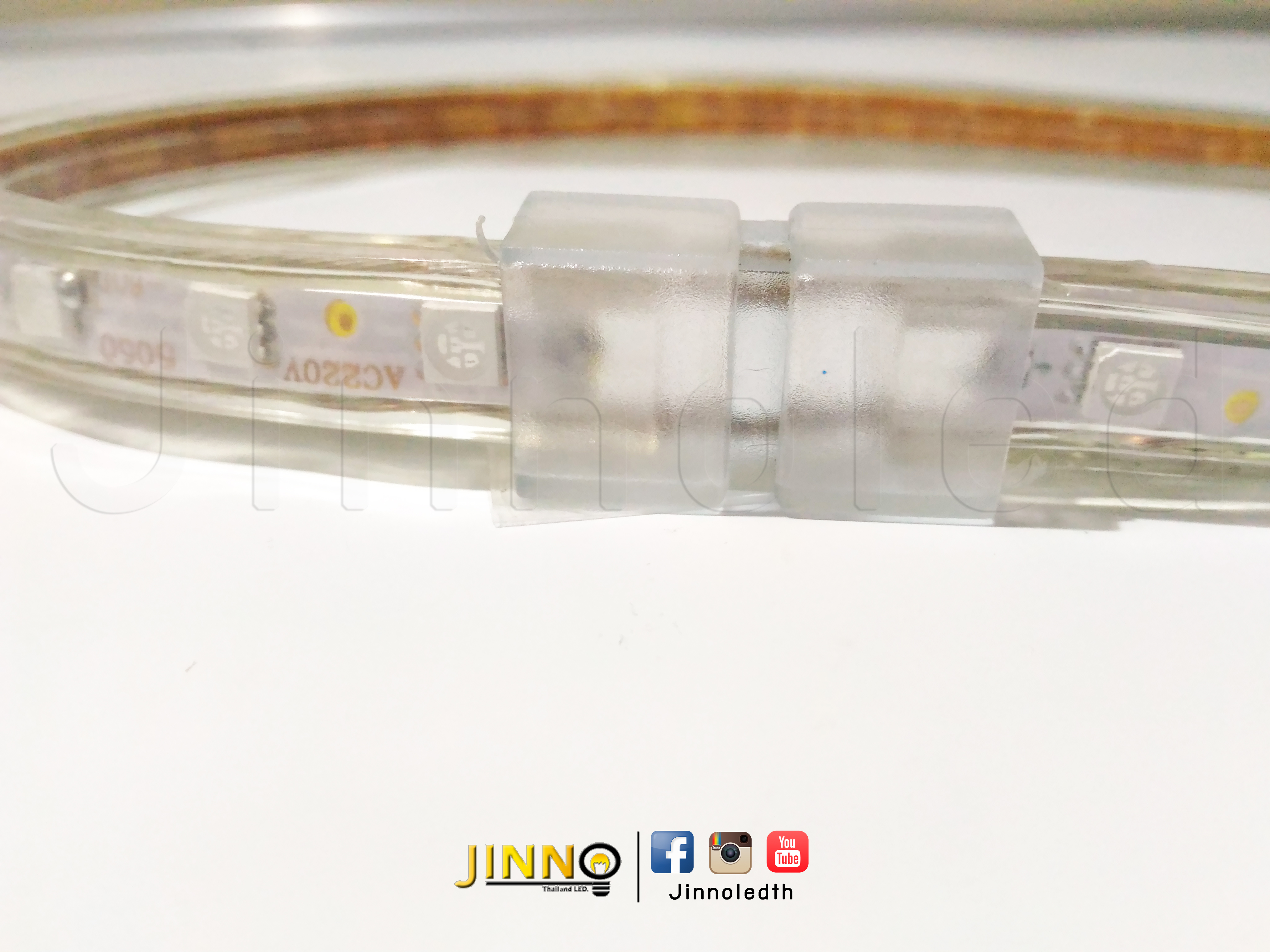 คอนเน็คเตอร์ (Connector) สำหรับต่อไฟสายยาง 220v SMD5630 120led Milky wire
