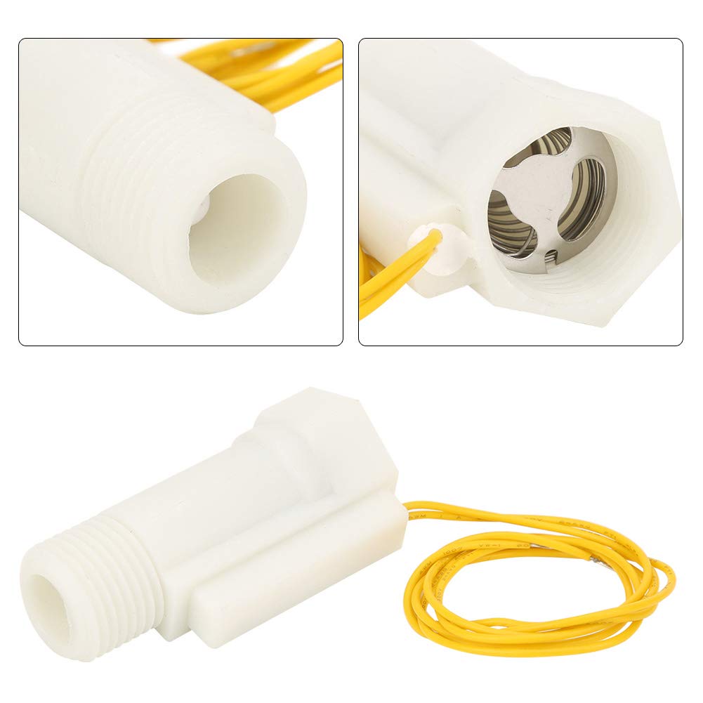 สวิทช์ตรวจจับการไหล โฟลสวิทช์ แบบทุ่น Piston Flow Switch FS-1/2-Nylon