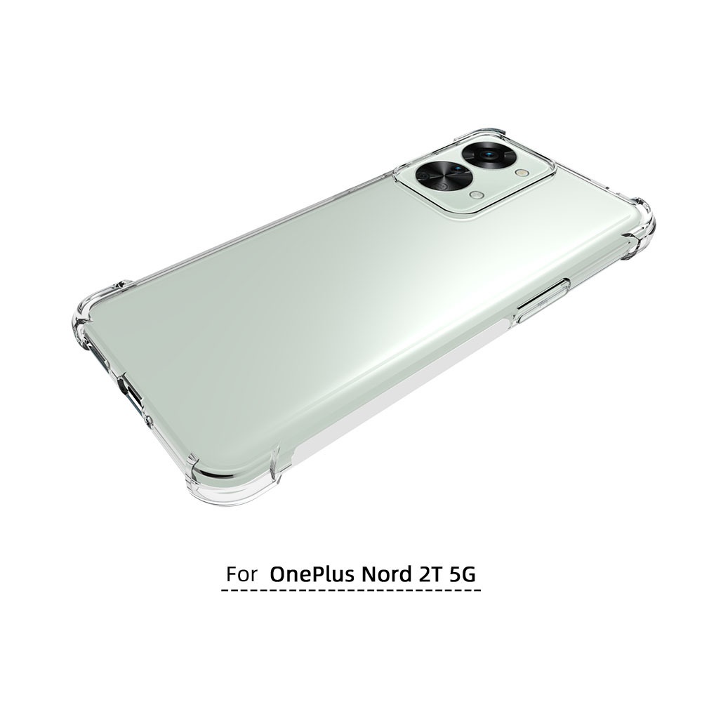 เคส OnePlus Nord 2T 5G ใสเสริมขอบและมุมกันกระแทก