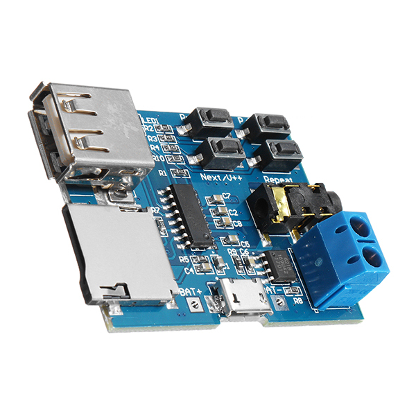 บอร์ดเล่นเสียง Lossless Decoder Board With Power Amplifier Module SD Card Player