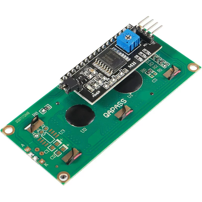 จอแสดงผล 1602 LCD (Blue Screen) 16x2 LCD พร้อมบัดกรี I2C Adapter