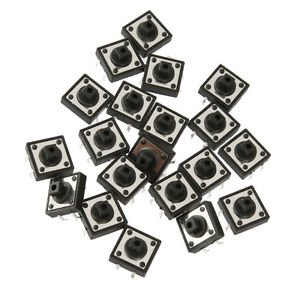 Tact Switch Push Button 12*12*7.3mm 5 ตัว