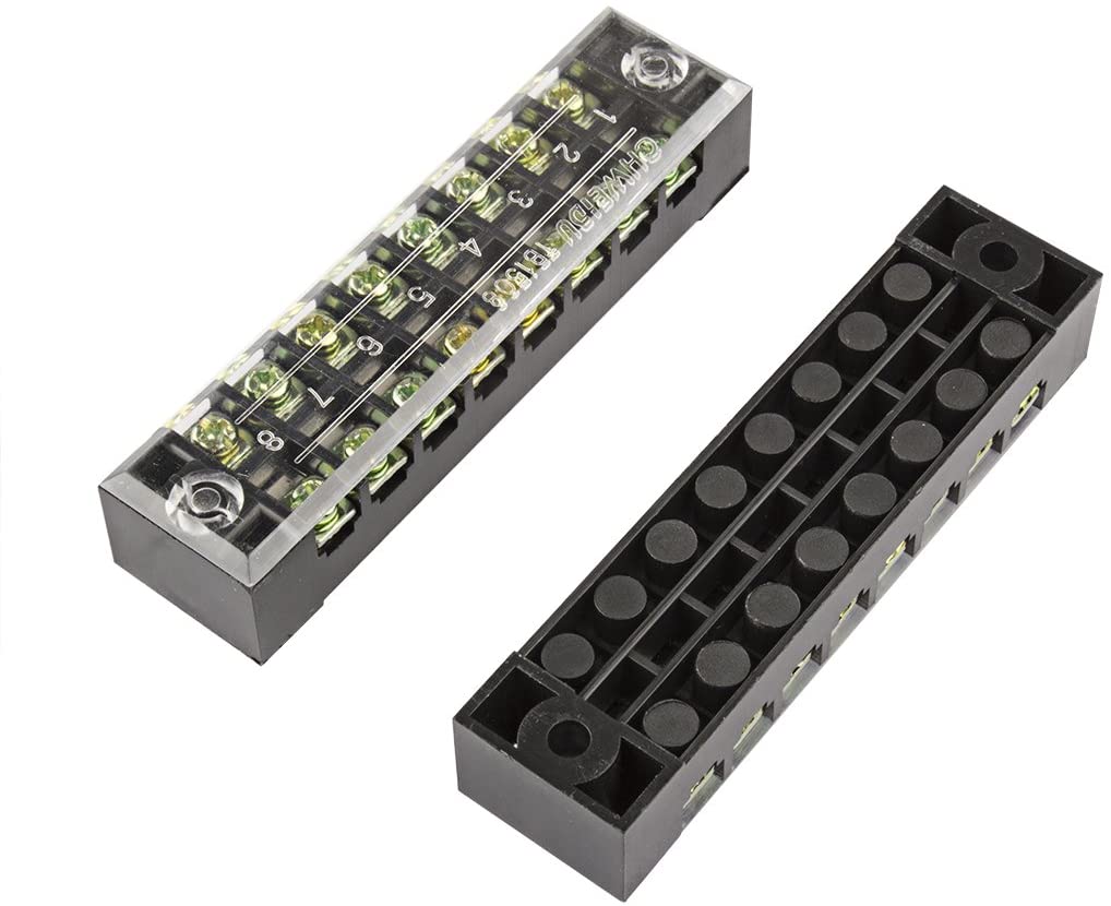 TB-1508 Terminal Block เทอร์มินอลบล็อก 8 ช่อง 600V 15A