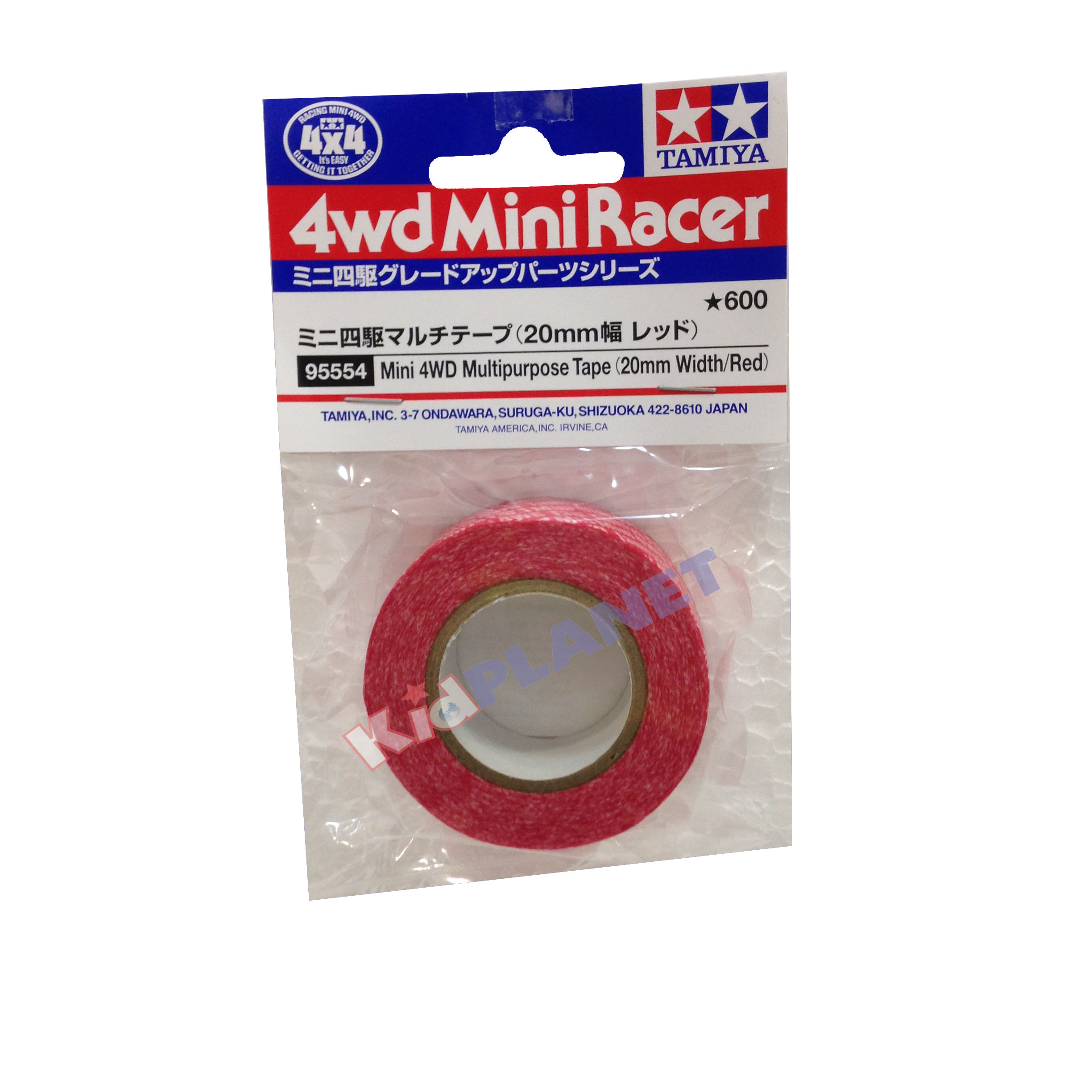 95554 TAMIYA Mini 4WD Multipurpose Tape (20mm Width/Red)