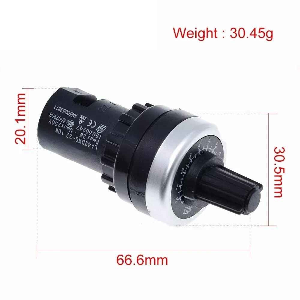 LA42DWQ-22 Rotary Potentiometer ตัวหมุนวอลลุ่ม ปรับค่า 22mm 1K