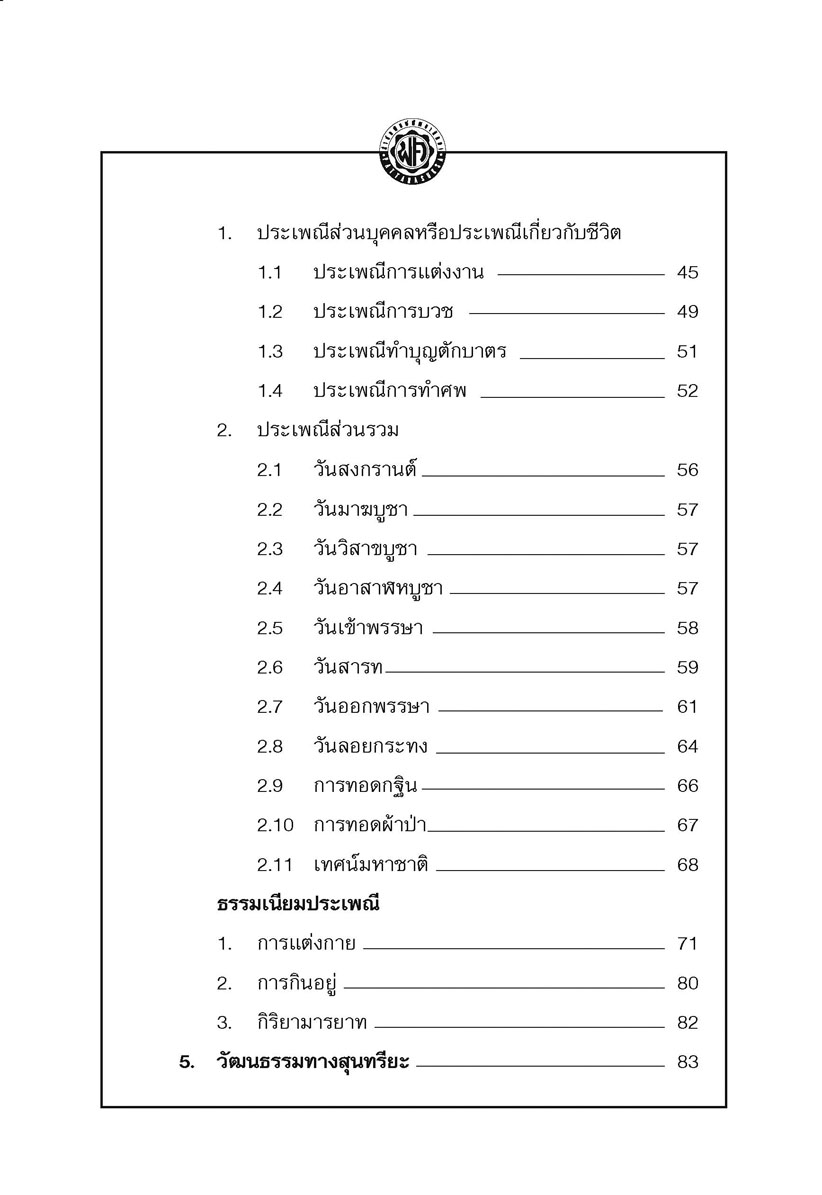 วัฒนธรรมไทย (ปกแข็ง) โดย พ.ศ.พัฒนา