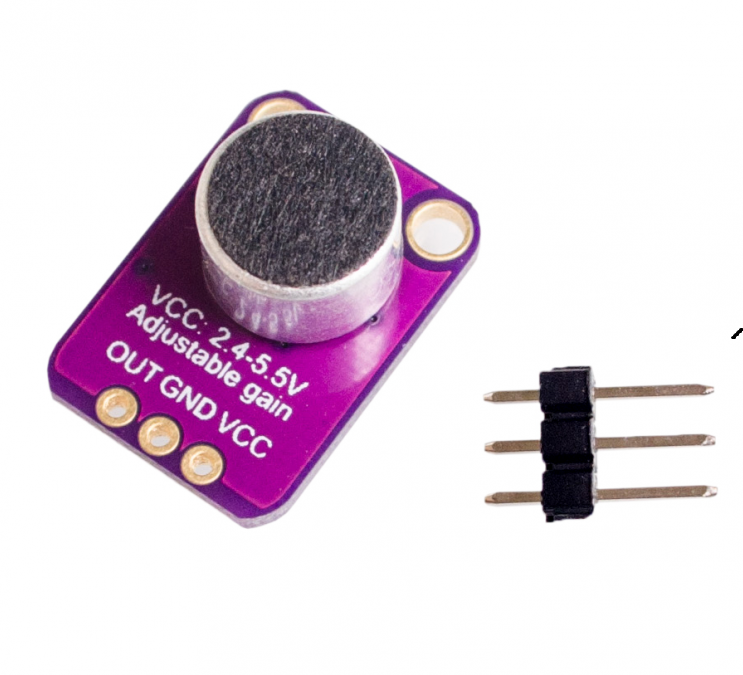 MAX4466 Adjustable Gain Electret Microphone GY-MAX4466 โมดูลไมโครโฟนเสียงความไวสูง วัดเดซิเบล
