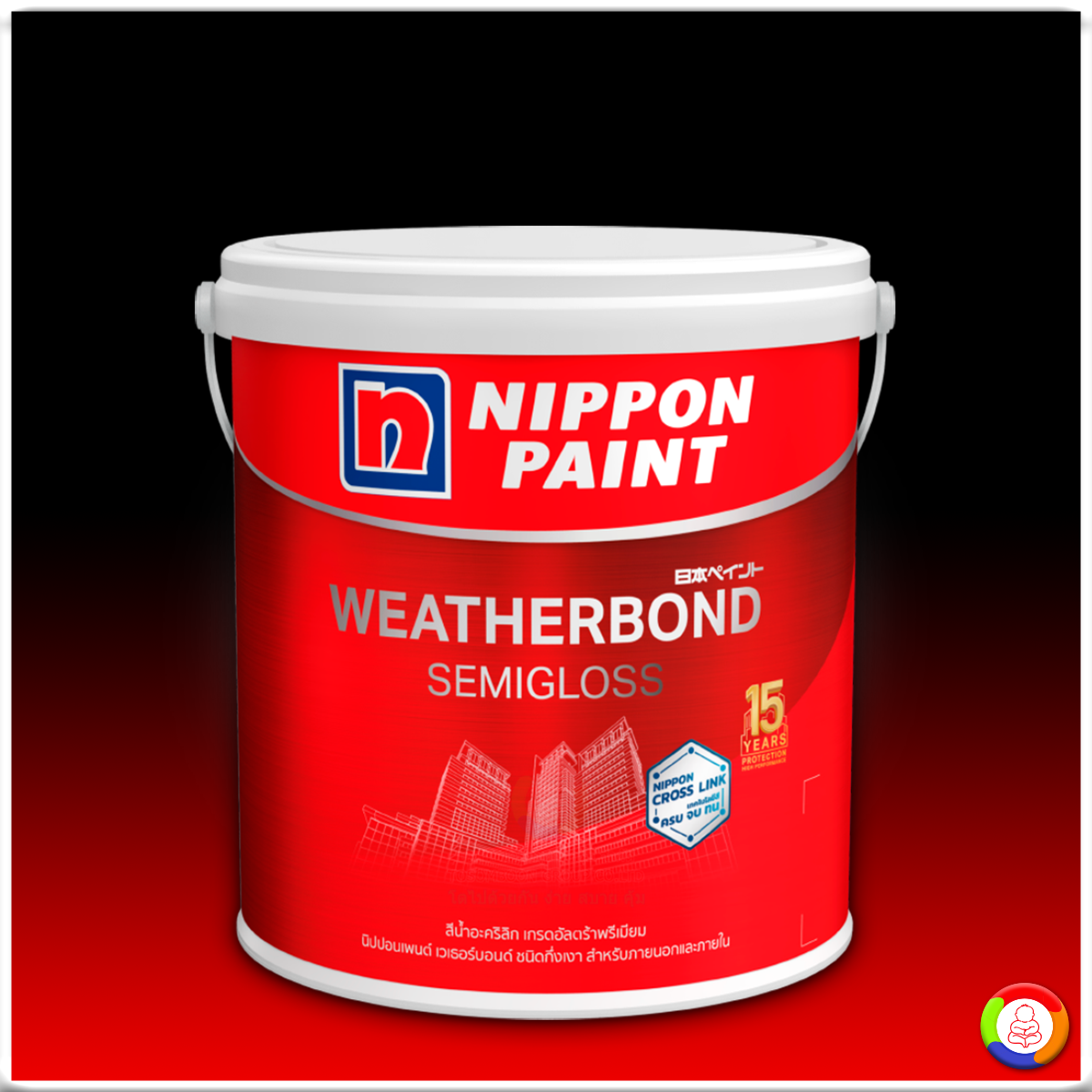 Nippon Paint Weatherbond Semi-Gloss นิปปอนเพนต์ เวเธอร์บอนด์ (กึ่งเงา)