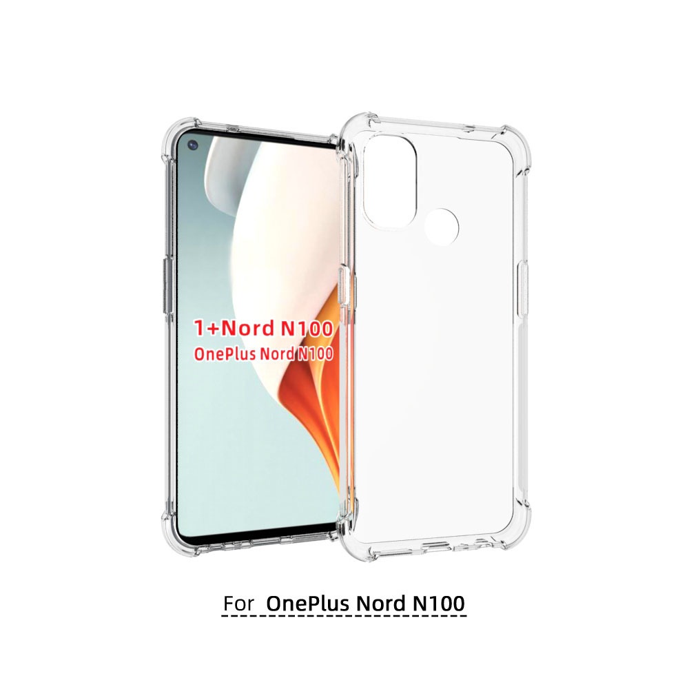 เคส OnePlus Nord N100 ใสเสริมขอบและมุมกันกระแทก